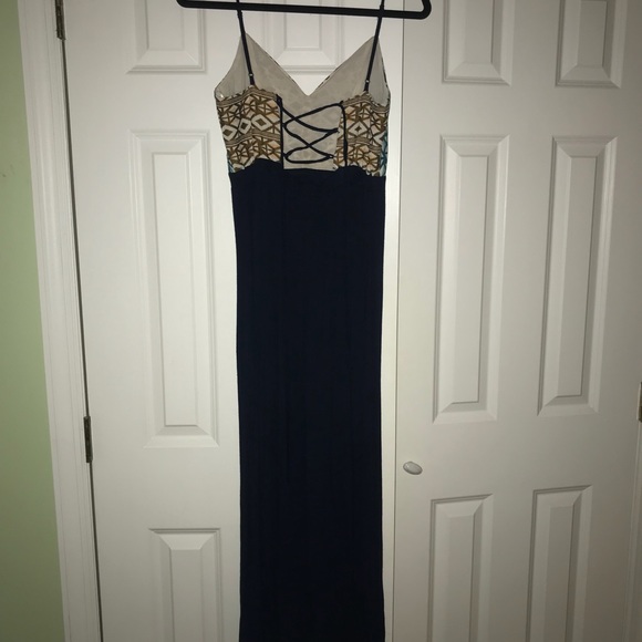 Navy Maxidress - Picture 4 of 4